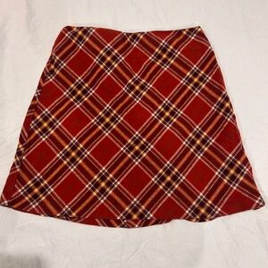 Princess Polly | High Waisted Plaid Mini Skirt Size 4